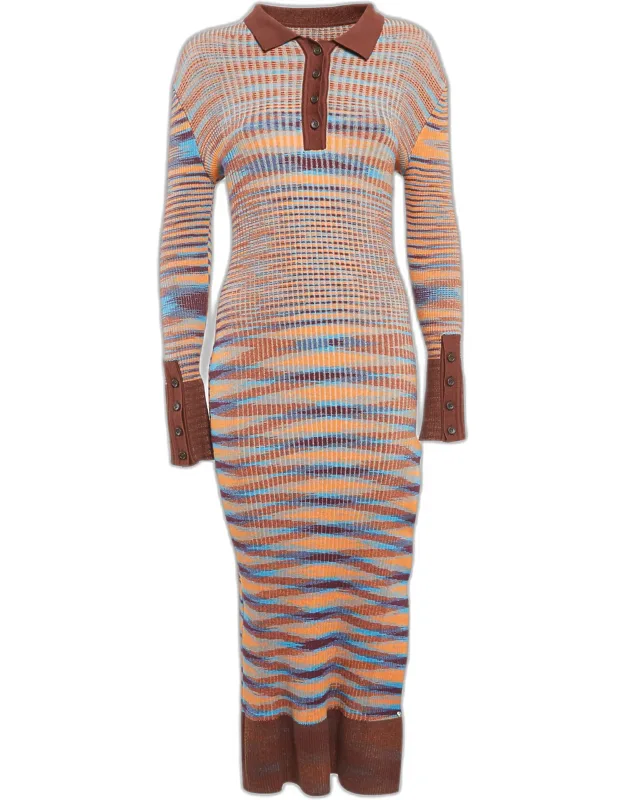 Rib Knit Midi Dress