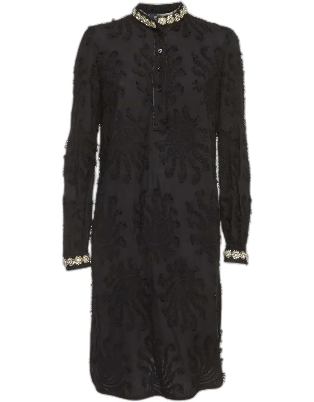 Embellished Mini Dress