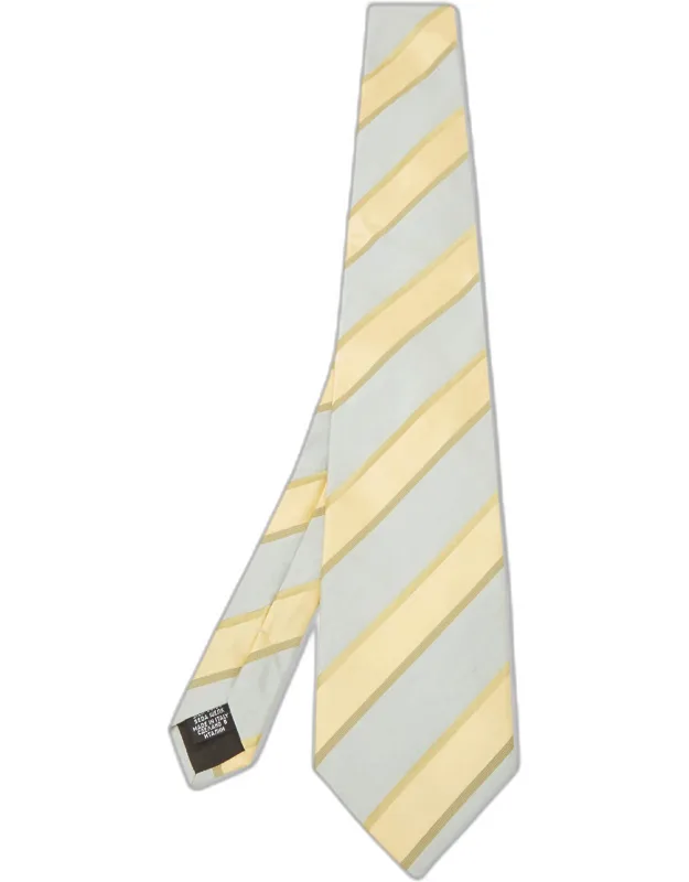 Diagonal Stripe Textured Silk Tie