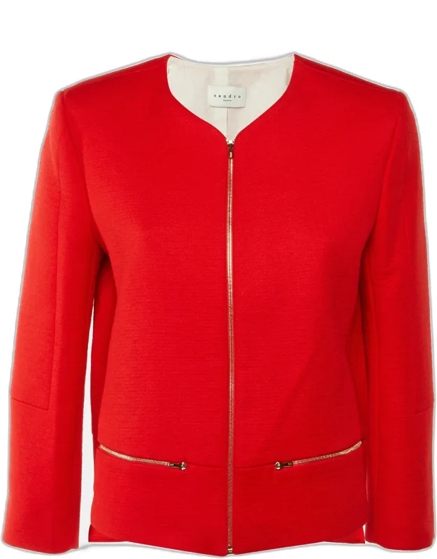 Cotton Zip Front Jacket