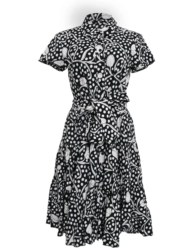 Printed Shirt Dress