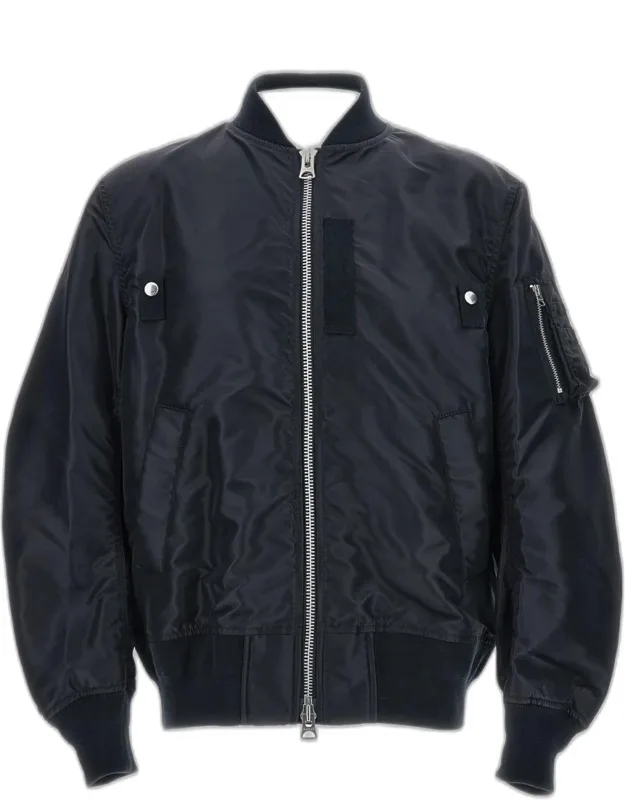 Nylon Bomber Jacket