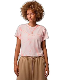 Brooklyn All-over Print Graphic T-shirt - Soft Cotton Fabric, Distinctive Tie-dye Design