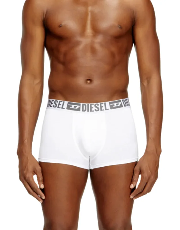 Three-pack Of Stretch Cotton Boxer Briefs With Tonal Waistband