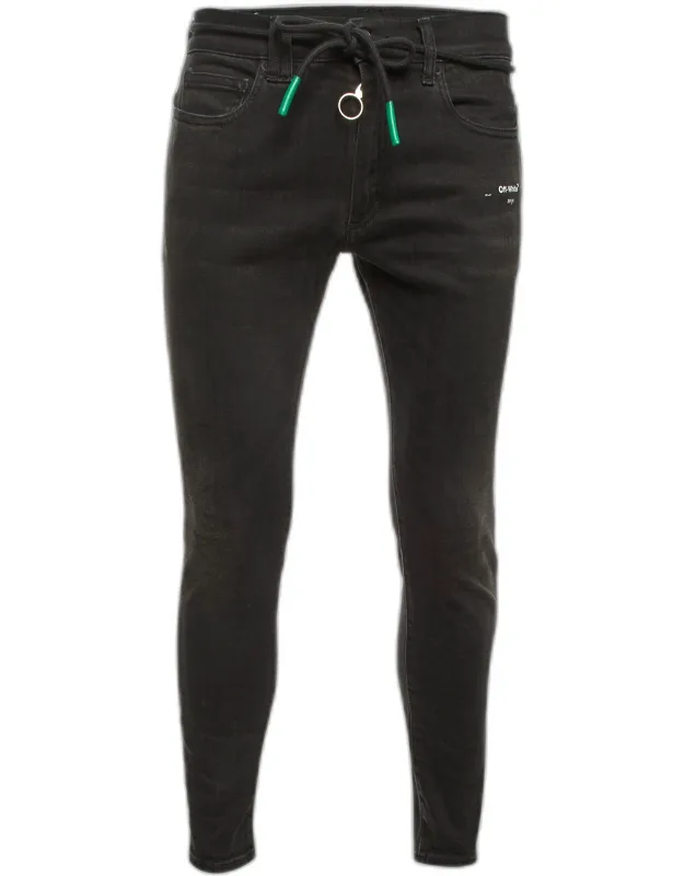 Washed Denim Slim Fit Jeans