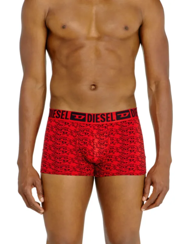 Set Of Three Stretch Cotton Trunks With All-over Print