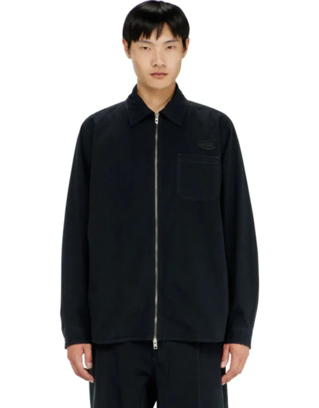 Ripstop Shirt With Zip Closure