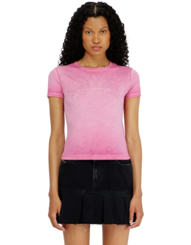 Slim T-shirt With Tonal Logo Print