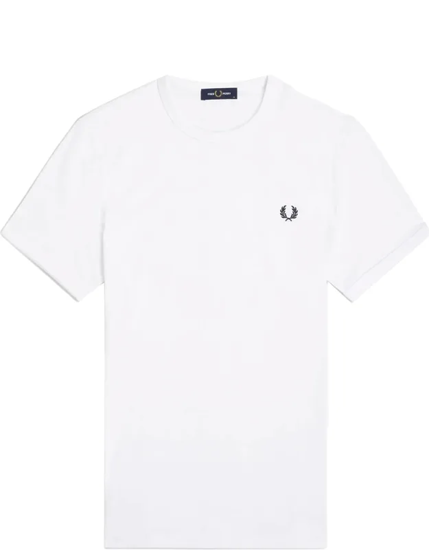 T-shirt "ringer" Con Logo
