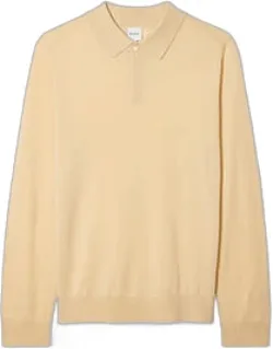 Washable Merino Wool Polo Shirt