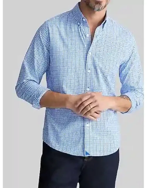 Almeida Performance Slim Fit Check Button Up Shirt
