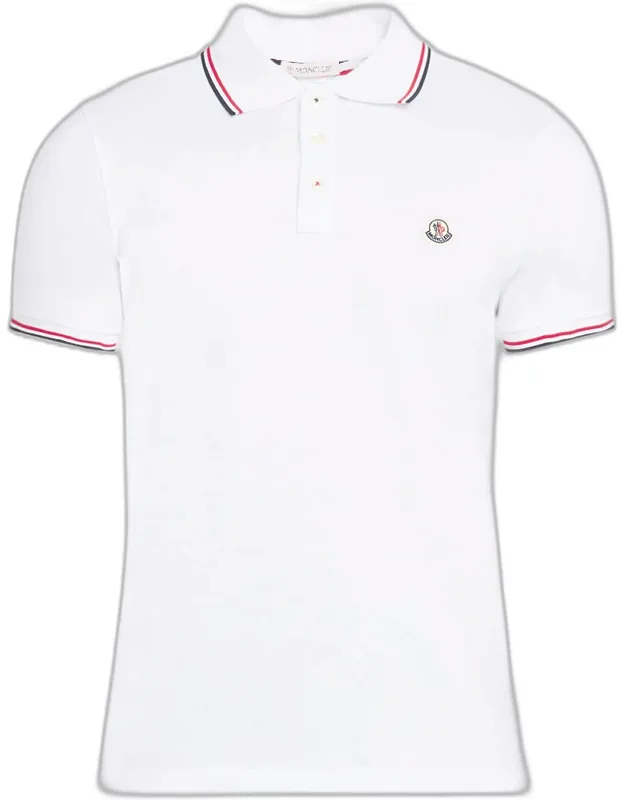 Striped-trim Polo Shirt
