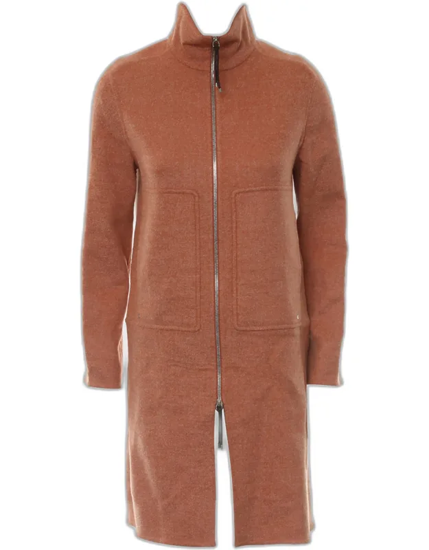 Cashmere Zip Up Coat