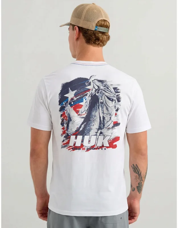 America 250 Fish & Flag Pocket T-shirt