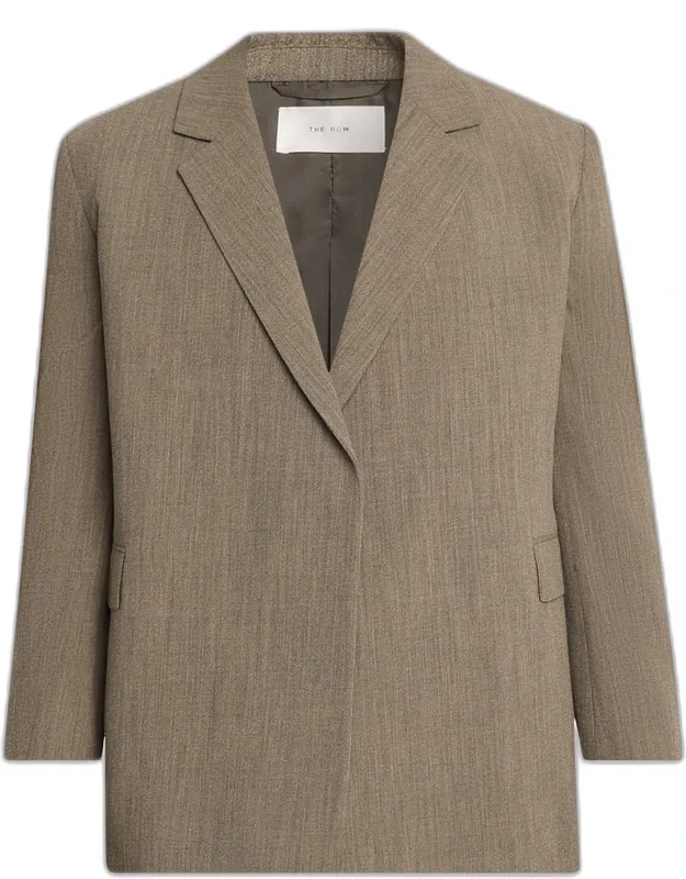 Devlin Wool Concealed-front Blazer