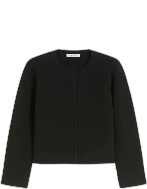 Crewneck Cotton Knit Cardigan