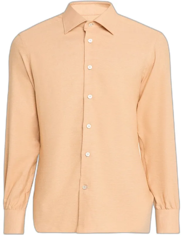 Cotton Micro-check Classic Fit Sport Shirt