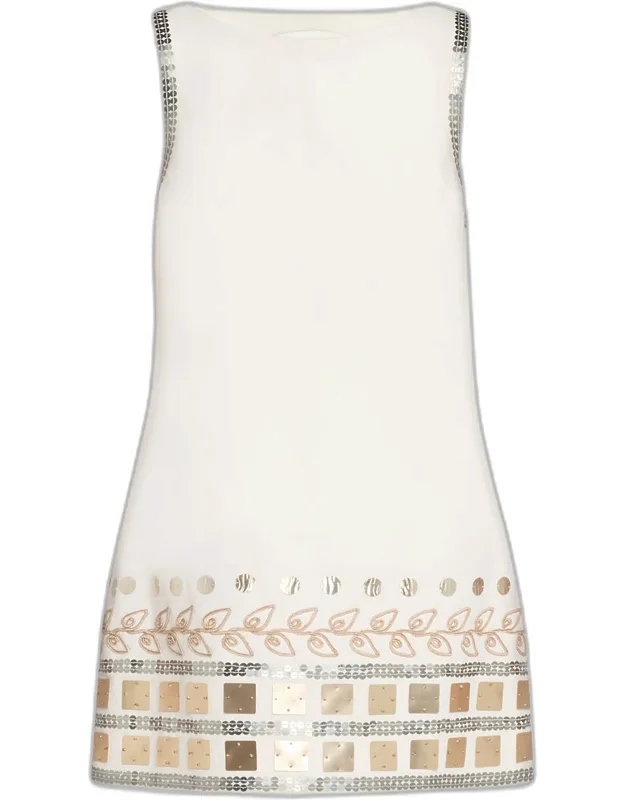 Embellished Mini Dress