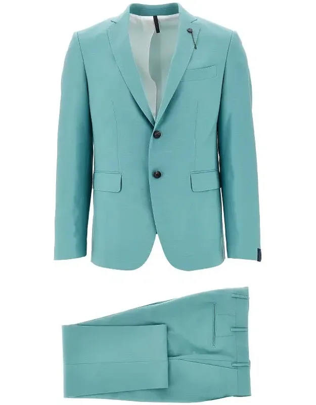 Wool-blend Single-breasted Suit