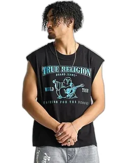 World Tour Sleeveless Cut Off T-shirt