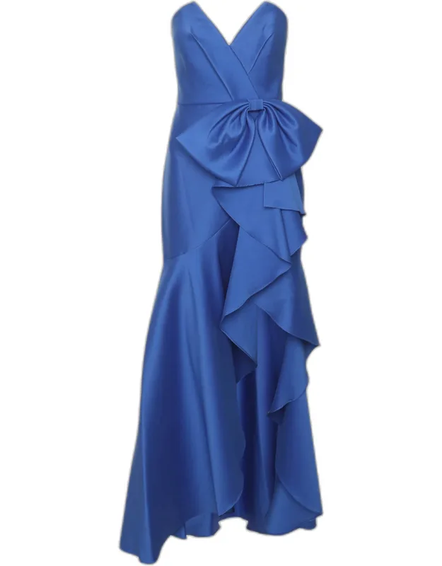 Strapless Ruffled Dress