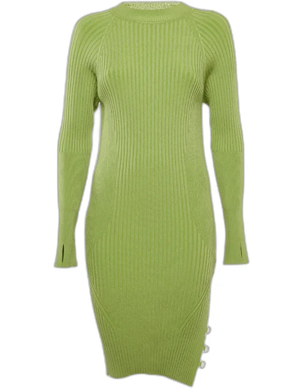 Rib Knit Mini Dress
