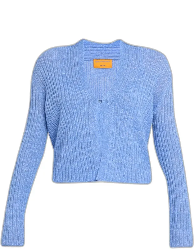 Ribbed Cashmere Cardigan