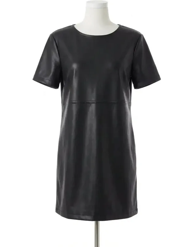 London Faux Leather Dress