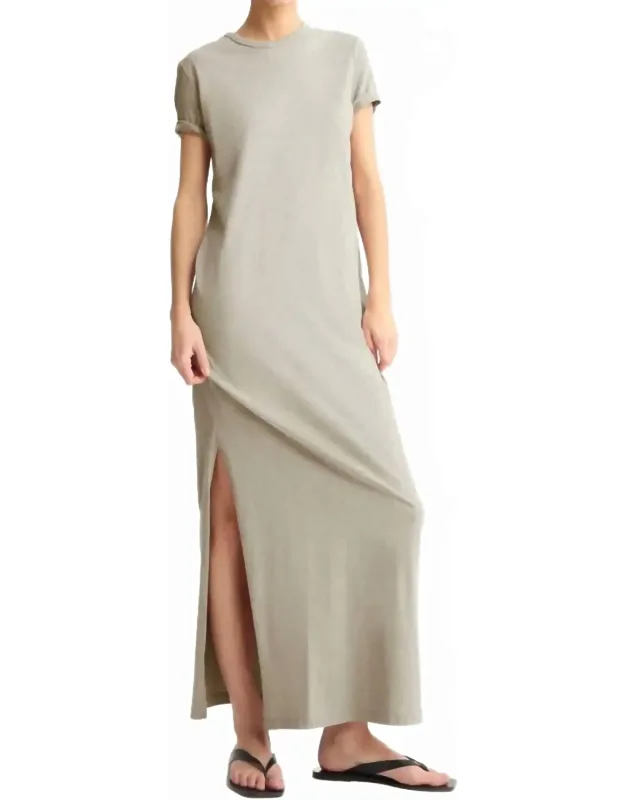 Hubert Short Sleeve Maxi Dress