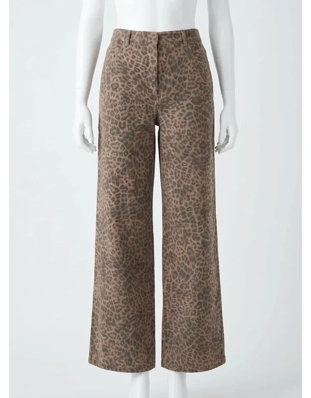 Marli Denim Leopard Pants