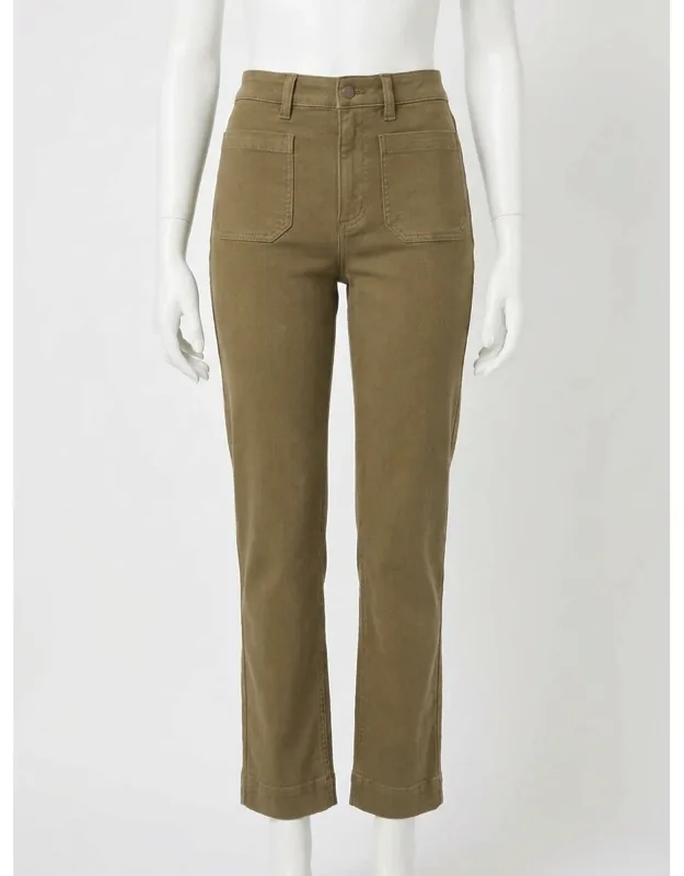 Stretch Terry Patch Pocket Pants