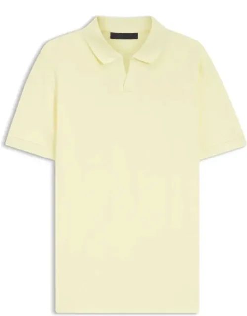 Polo Shirt In Cotton And Silk