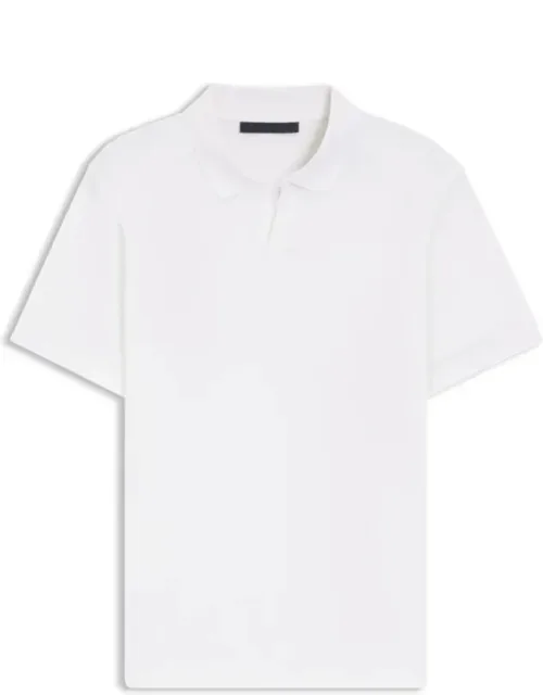 Polo Shirt In Cotton And Silk