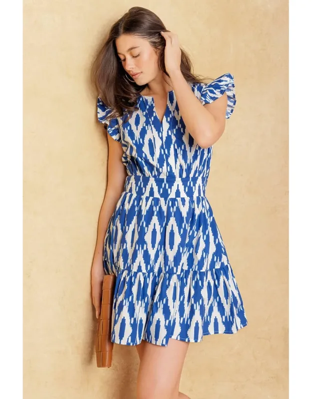 A Perfect Match Woven Mini Dress