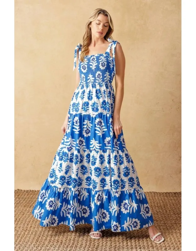 Glamour In Motion Woven Maxi Dress