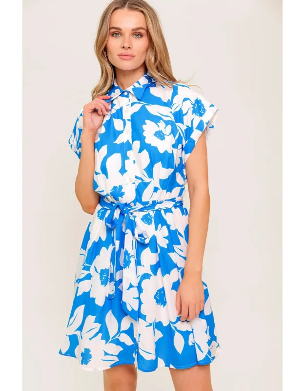Citrus Crush Woven Mini Dress