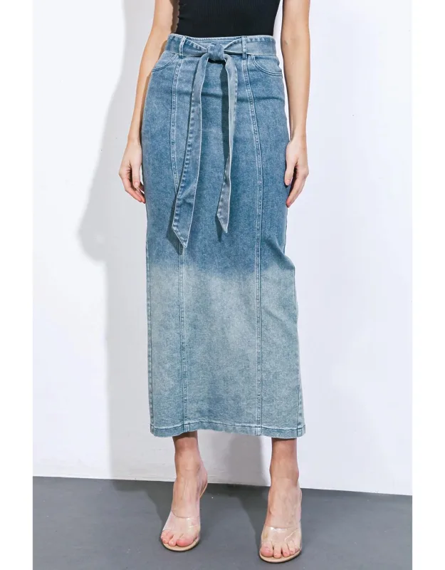 The Grass Is Greener Midi Skirt