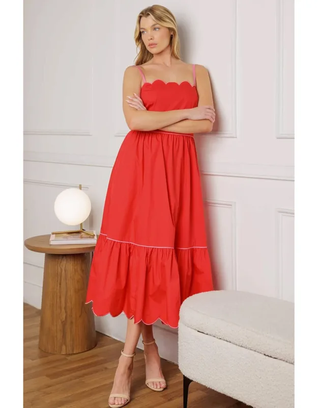 Rustic Dream Woven Midi Dress
