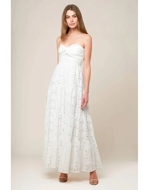 Woven Lace Maxi Dress