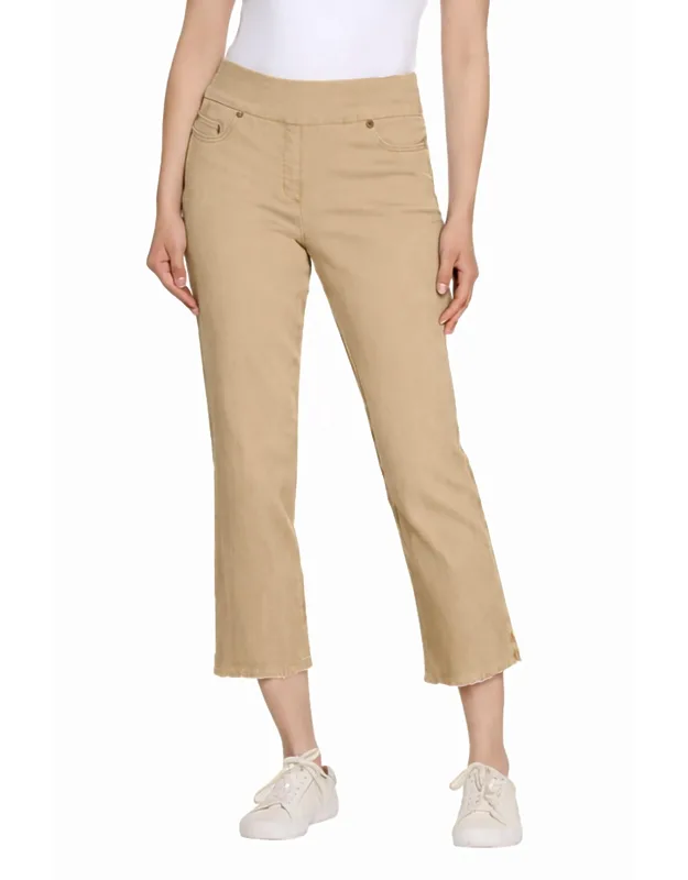 Pull On Five Pocket Crop Pants