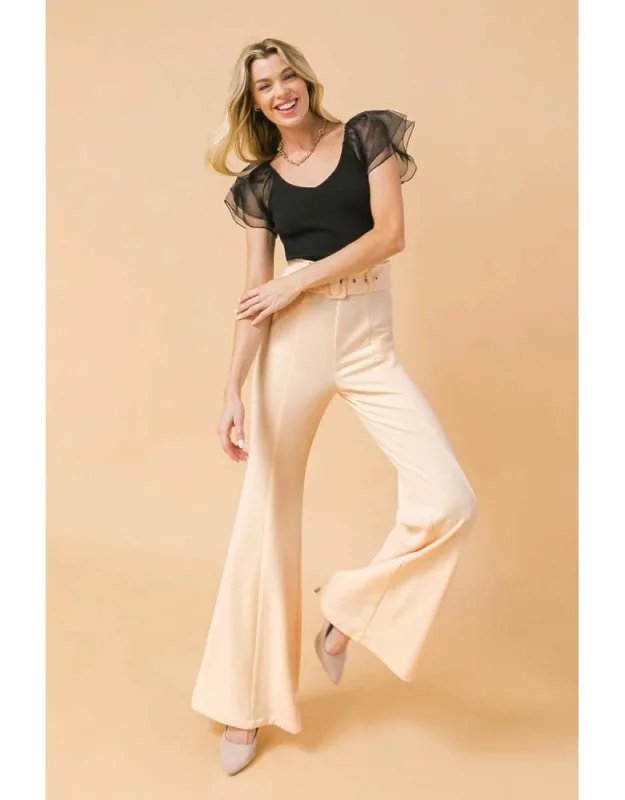 Countdown The Hours Woven Flared Pants