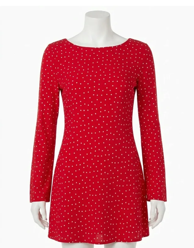 Campbell Dot Crepe Dress