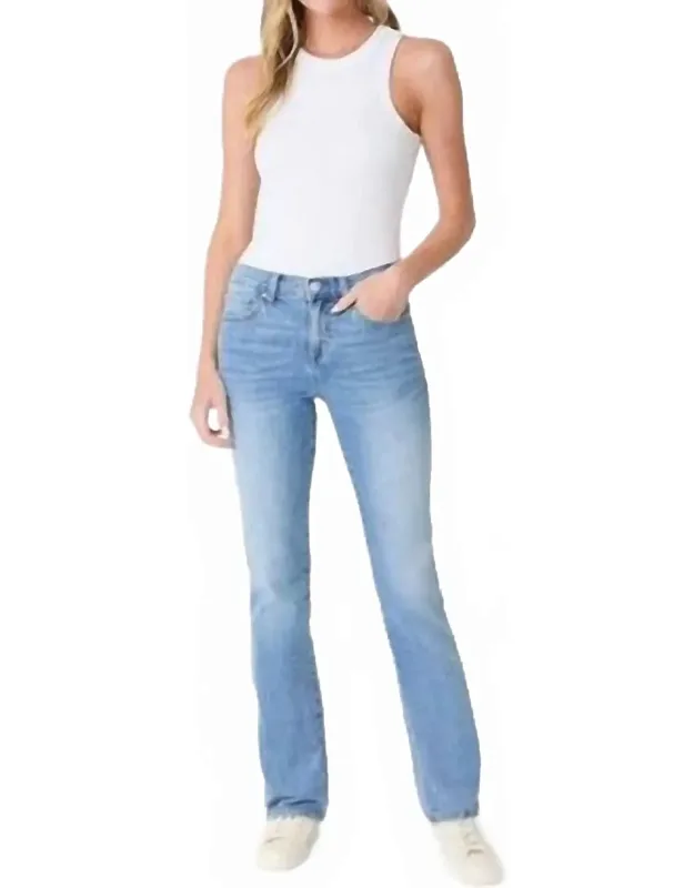 Mid Rise Boot Jeans