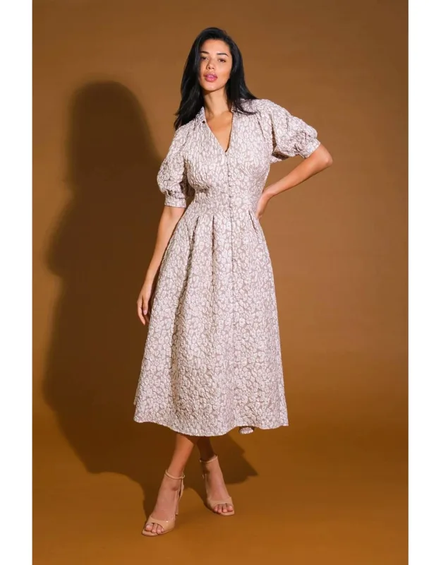 Perfect Vision Woven Midi Dress