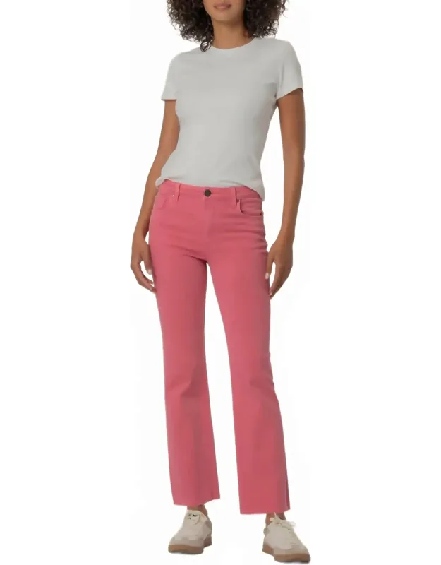High Rise Ankle Flare Jeans