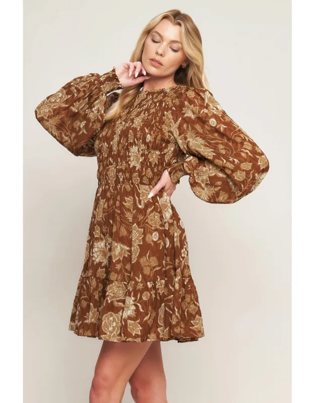 Sweet Reminiscence Woven Mini Dress