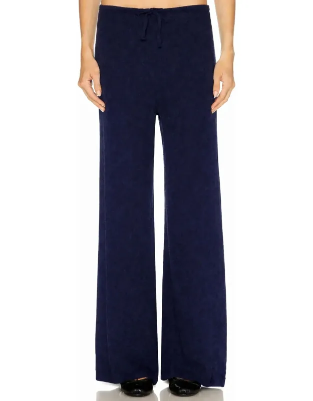 Cashmere Jersey Easy Drawcord Pants