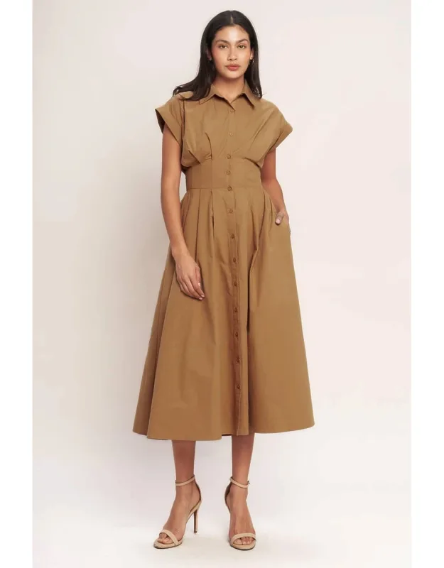 Love You More Woven Midi Dress