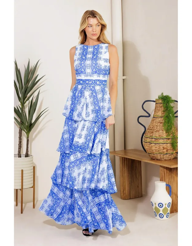 Dream Of The Fleet Woven Maxi Dress