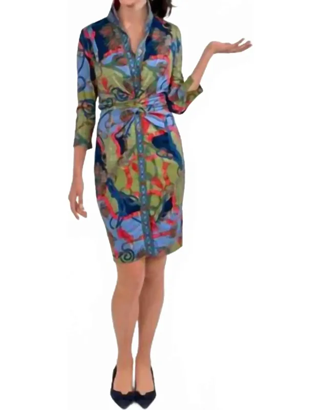 Twist & Shout Ditto Print Dress